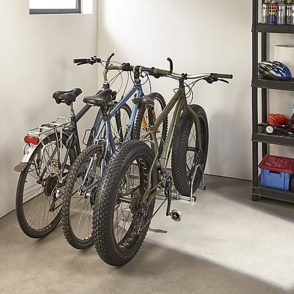 Râtelier pour 3 vélos L. 90 cm Mottez acier