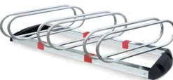 Râtelier velos premium 3 places inclinées a 60 degrés.