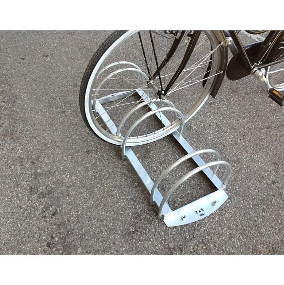 Râtelier vélos à 3 places parallèles. Lot de 24 pièces.
