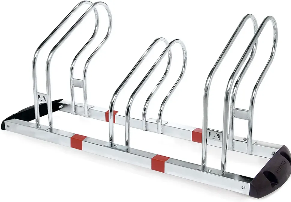 Râtelier vélos premium 3 places 1 Bas et 2 Hauts.