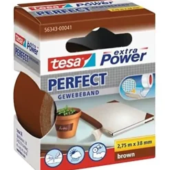 Ruban adhésif - TESA - 563430004103 - Toilé super résistant - 2,75m x 38mm - Marron