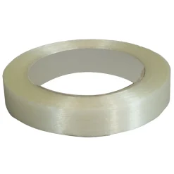 Ruban adhésif armé fil à fil transparent 130mic - rouleau adhésif 19 mm x 50 m