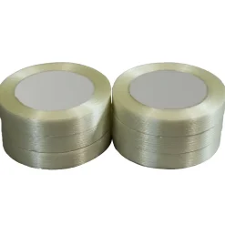 Ruban adhésif armé fil à fil transparent 130mic - rouleau adhésif 19 mm x 50 m - Carton 6 rouleaux