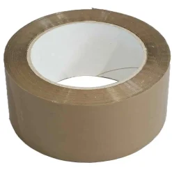 Ruban adhésif d'emballage polypropylène havane 28mic - rouleau adhésif marron 48 mm x 100 m