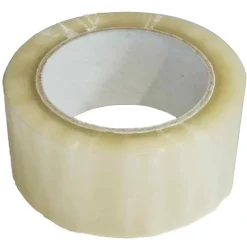 Ruban adhésif d'emballage polypropylène transparent 28mic - rouleau adhésif 50 mm x 100 m - Carton de 36