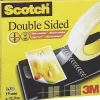 Ruban adhsif double-face Scotch 665 D6651222 transparent 12,5 mm x 22,8 m