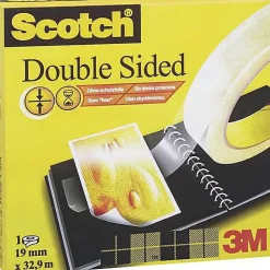 Ruban adhsif double-face Scotch 665 D6651222 transparent 12,5 mm x 22,8 m