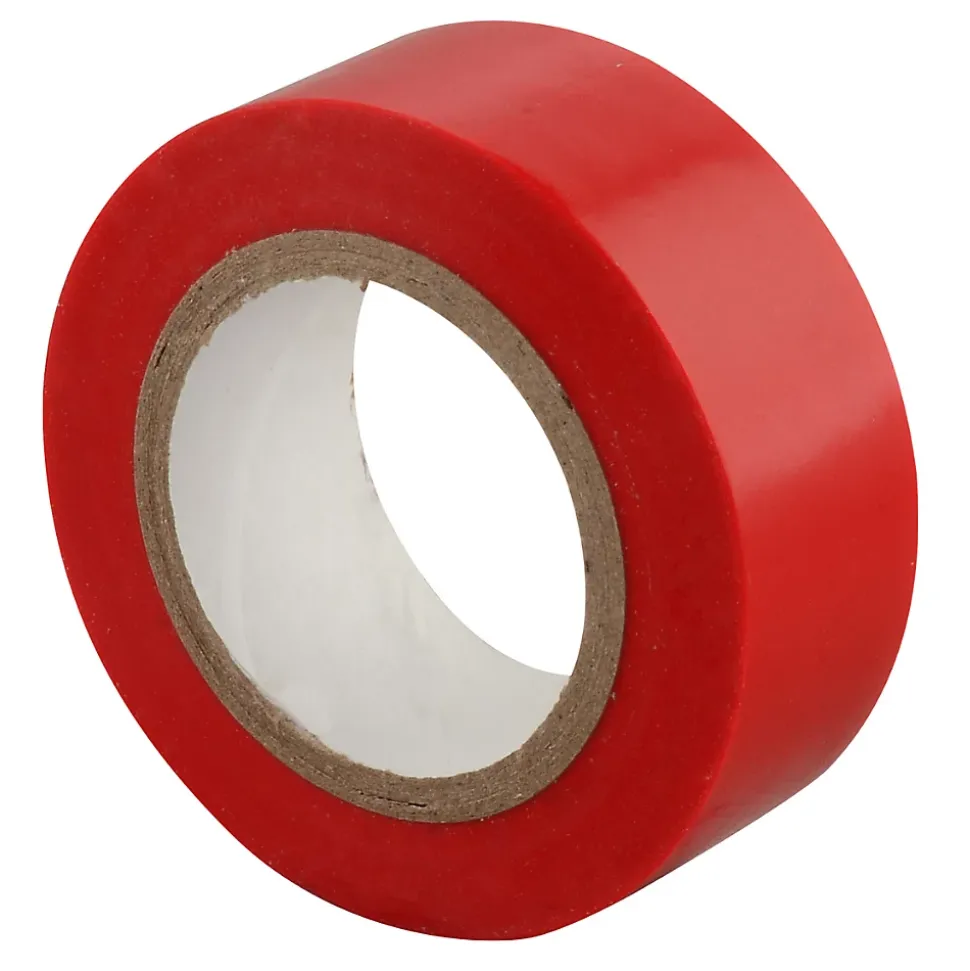 Ruban adhésif PVC 10 mètres rouge