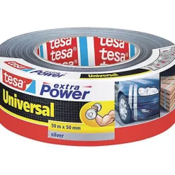Ruban adhésif toilé tesaae Extra Power 56389-00000-11 argent 50 m x 48 mm