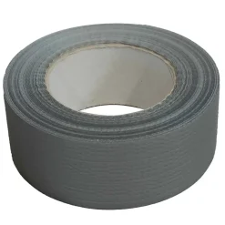 Ruban adhésif toile américaine gris 175mic - rouleau adhésif 48 mm x 50 m pour les raccordements et réparations - Carton de 24