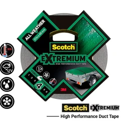 Ruban adhésif toile de réparation Scotch Extremium 27 x 48 mm gris