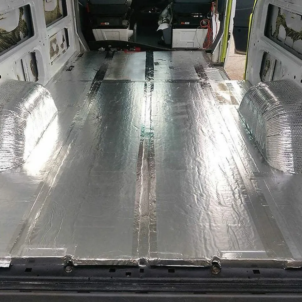 Ruban aluminium (45 m x 50 mm) - Spécialement conçu pour l'étanchéité des isolants réfléchissants thermiques et acoustiques