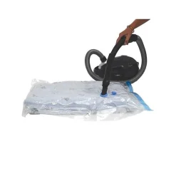Sac de rangement sous vide MSV - Parfum lavande - 100x110 cm - Couleur Noir