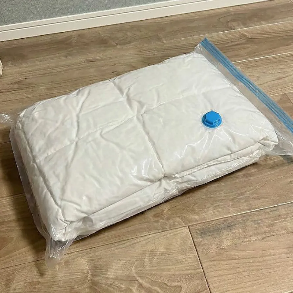 Sac de rangement sous vide parfum lavande - MSV - 40x60 cm - Bleu - Oui