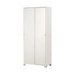 Sarmog Meuble 2 portes coulissantes en kit Blanc