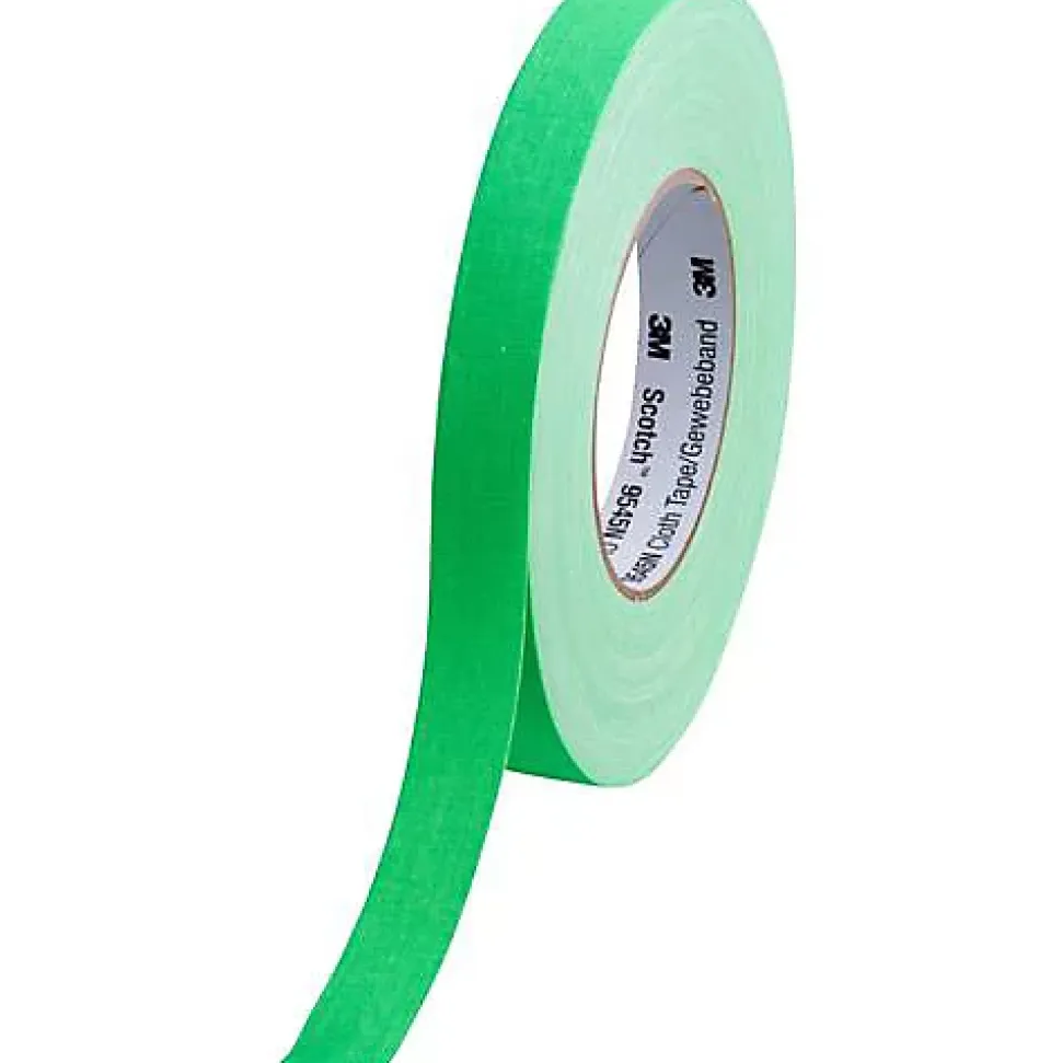 Scotch 9545N - Ruban adhésif toil Scotch vert 19 mm x 50 m, 0,3 mm