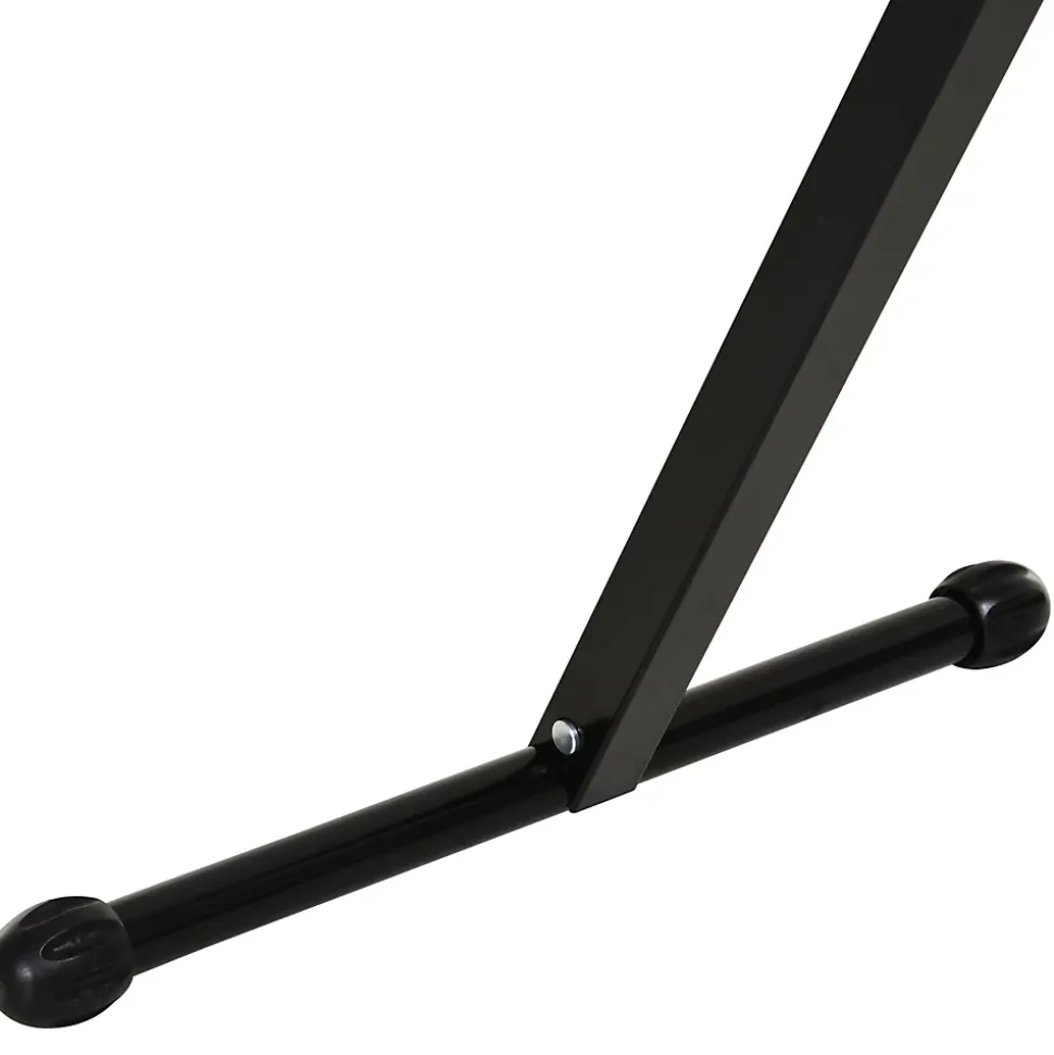 Servante à rouleau pliable - servante d'atelier à rouleau - max 90 Kg - H. 68-110 cm - métal rouge noir