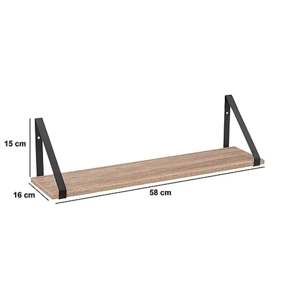 Set Aliaj équerre + étagère 58cm - Beige- 5five