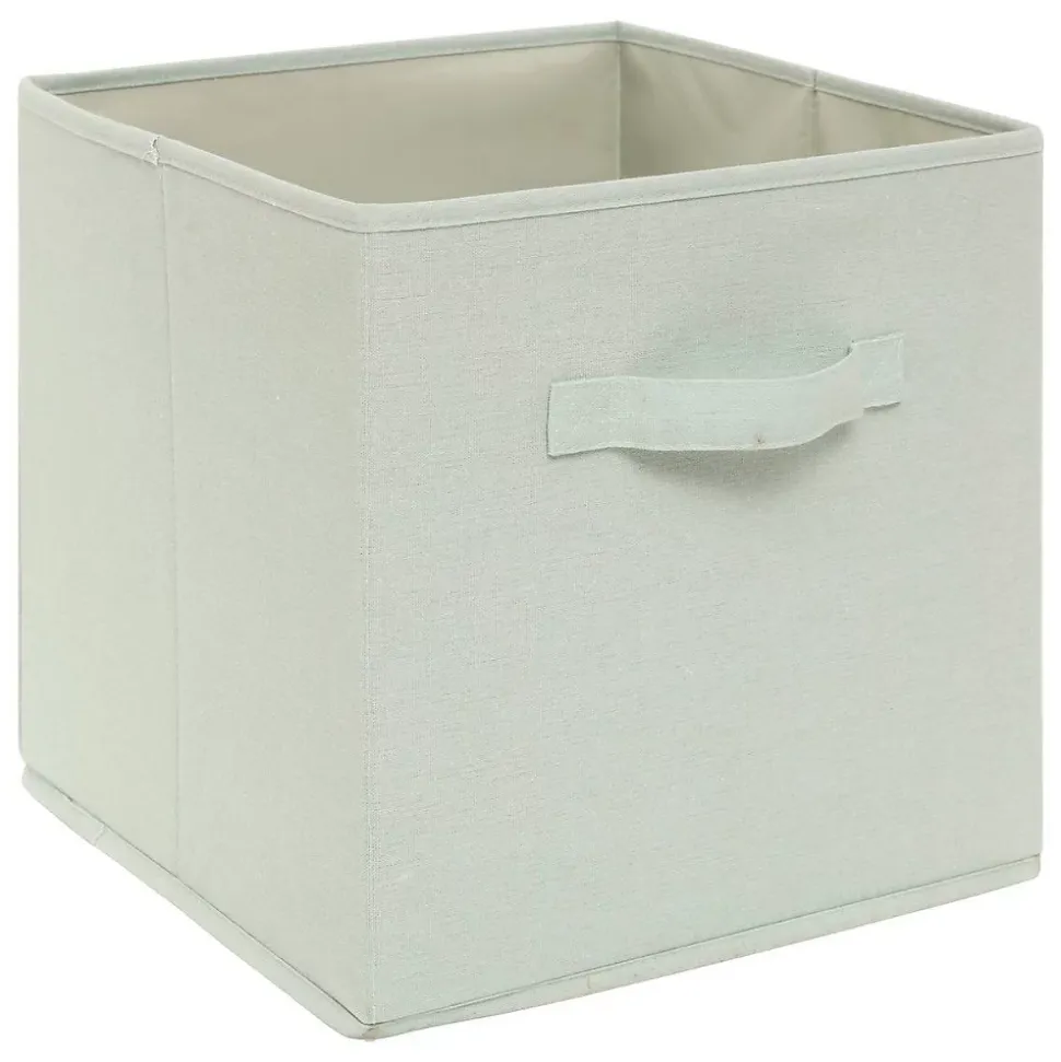 Set de 2 bacs rangements enfant - carton - vert - Atmosphera