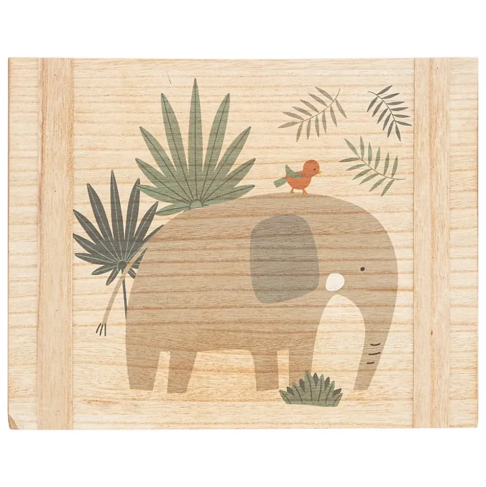 Set de 3 cagettes enfant Jungle - bois - Atmosphera