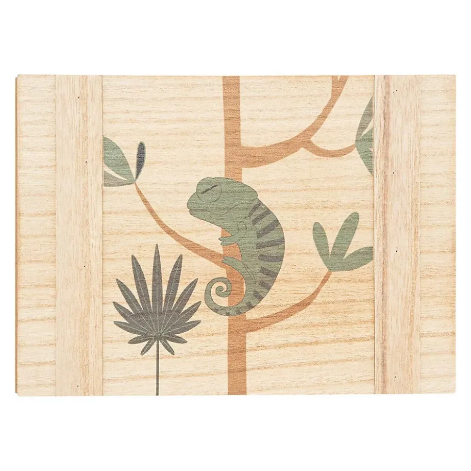 Set de 3 cagettes enfant Jungle - bois - Atmosphera