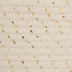 Set de 3 paniers à anses enfantLurex - blanc - Atmosphera
