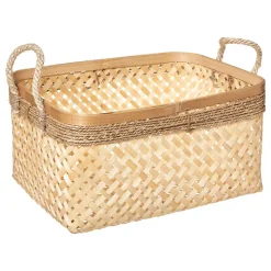 Set de 3 paniers - bambou - Atmosphera