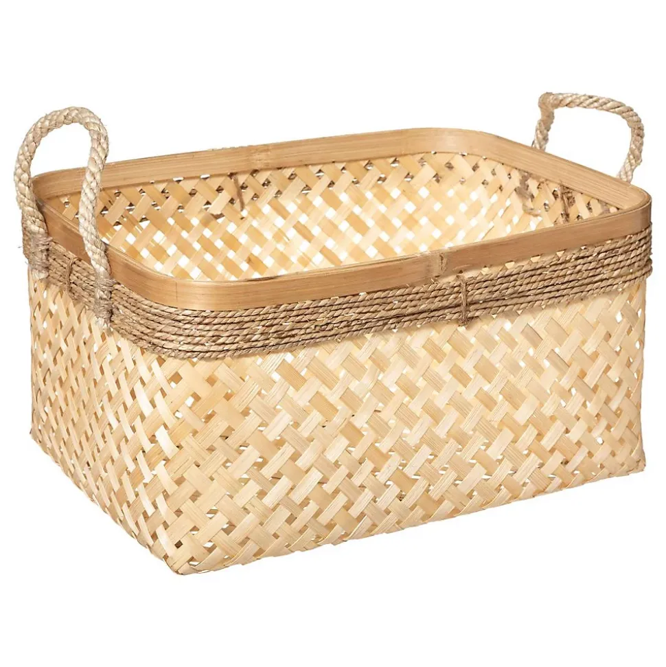 Set de 3 paniers - bambou - Atmosphera