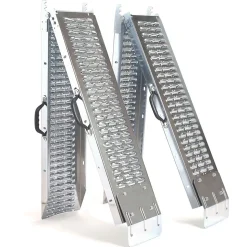 Set de 2 rampes pliables galvanisées spécial chargement