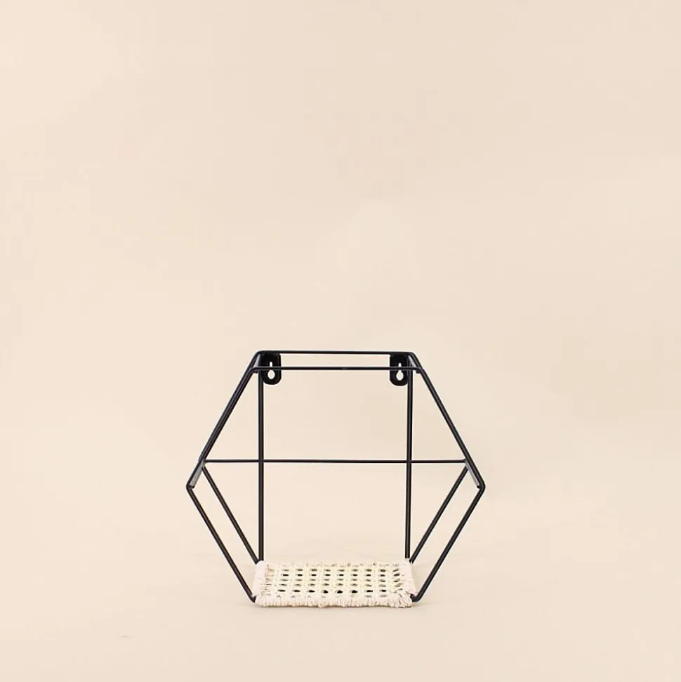 Set de 2 étagères murales hexagonales