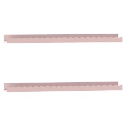 Set de 2 étagères murales pour enfants Vestnes 60 x 10 x 5 cm rose en.casa