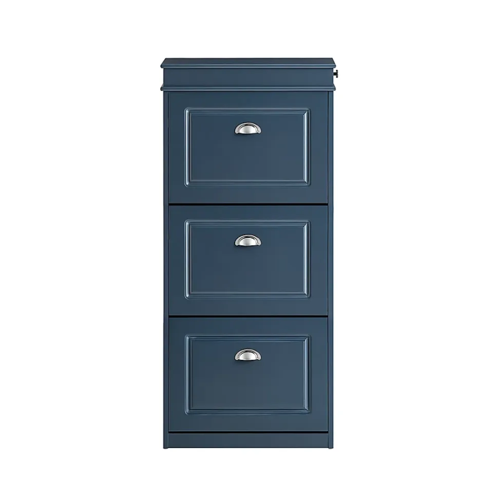 SoBuy Armoire à Chaussures avec 3 Abattants, Range 12 Paires, Bleue, 53x24x118 cm, FSR94-B