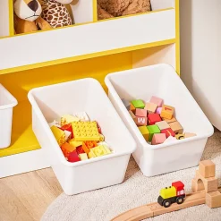 SoBuy Meuble de Rangement Enfant Organisateur de Jouets et Livres Bibliothèque