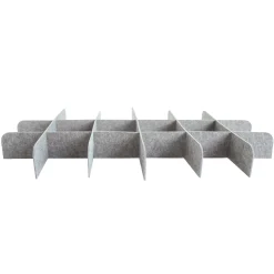 Séparateur de tiroir en feutre gris l. 90,9 cm Box & Beyond