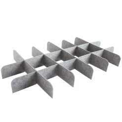 Séparateur de tiroir en feutre gris l. 90,9 cm Box & Beyond