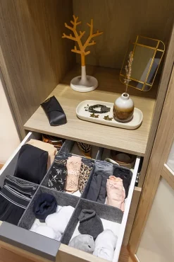 Séparateur de tiroir en feutre gris l. 65,9 cm Box & Beyond