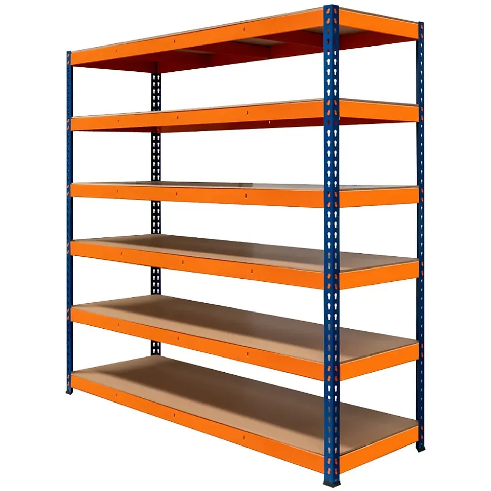 S-Rax Rayonnage à 6 Étagères 180 cm x 180 cm x 60 cm
