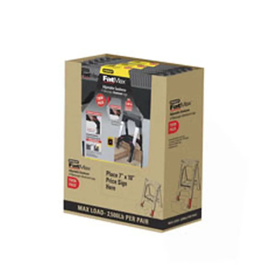 STANLEY Lot de 2 tréteaux bi-matière ajustables FatMax