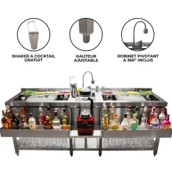 Station double Bar à Cocktails
