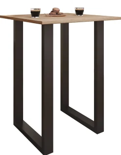 Ställbart bord i trä Xona 80x50