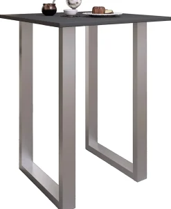 Ställbart bord i trä Xona 80x80
