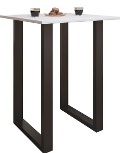Ställbart bord i trä Xona 80x50