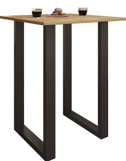 Ställbart bord i trä Xona 80x50