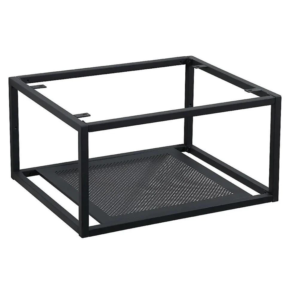Structure métallique noir mat à suspendre - pour plan de toilette - 60 cm WILL