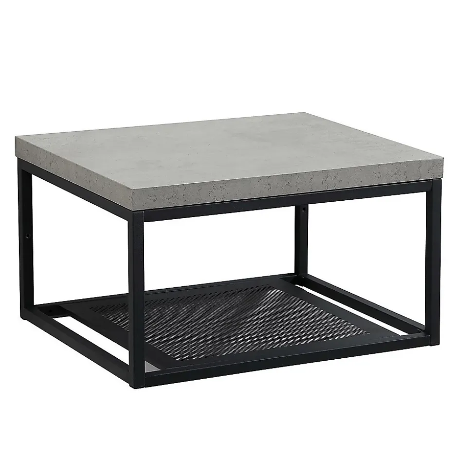 Structure métallique noir mat à suspendre - pour plan de toilette - 60 cm WILL