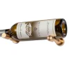 Support à bouteille Vino Pins tiges pour 1 bouteille métal doré avec collet