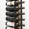 Support à bouteilles Série W Support pour 9 Magnums, métal fini noir
