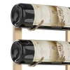 Support à bouteilles Série W4 pour 12 bouteilles, métal doré