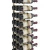 Support à bouteilles Série W3 pour 27 bouteilles, métal doré