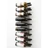 Support à bouteilles Série W3 pour 18 bouteilles, métal nickel brossé